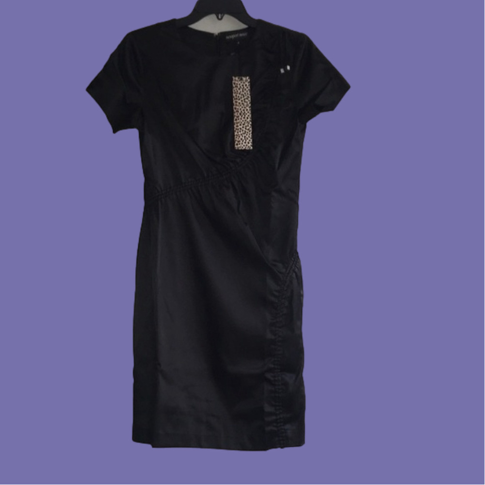 NWT satin feel sleek dress 6 Newport News